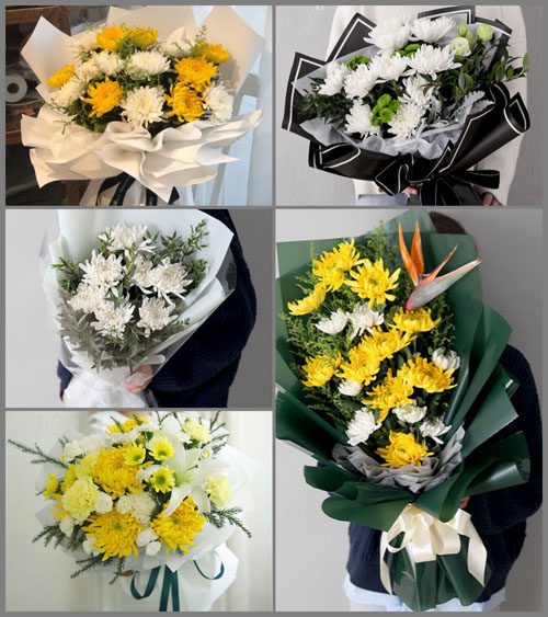 福建泉州石狮市蚶江镇锦亭村白事花束代送